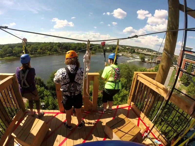 Zip Line over the Chattahoochee River