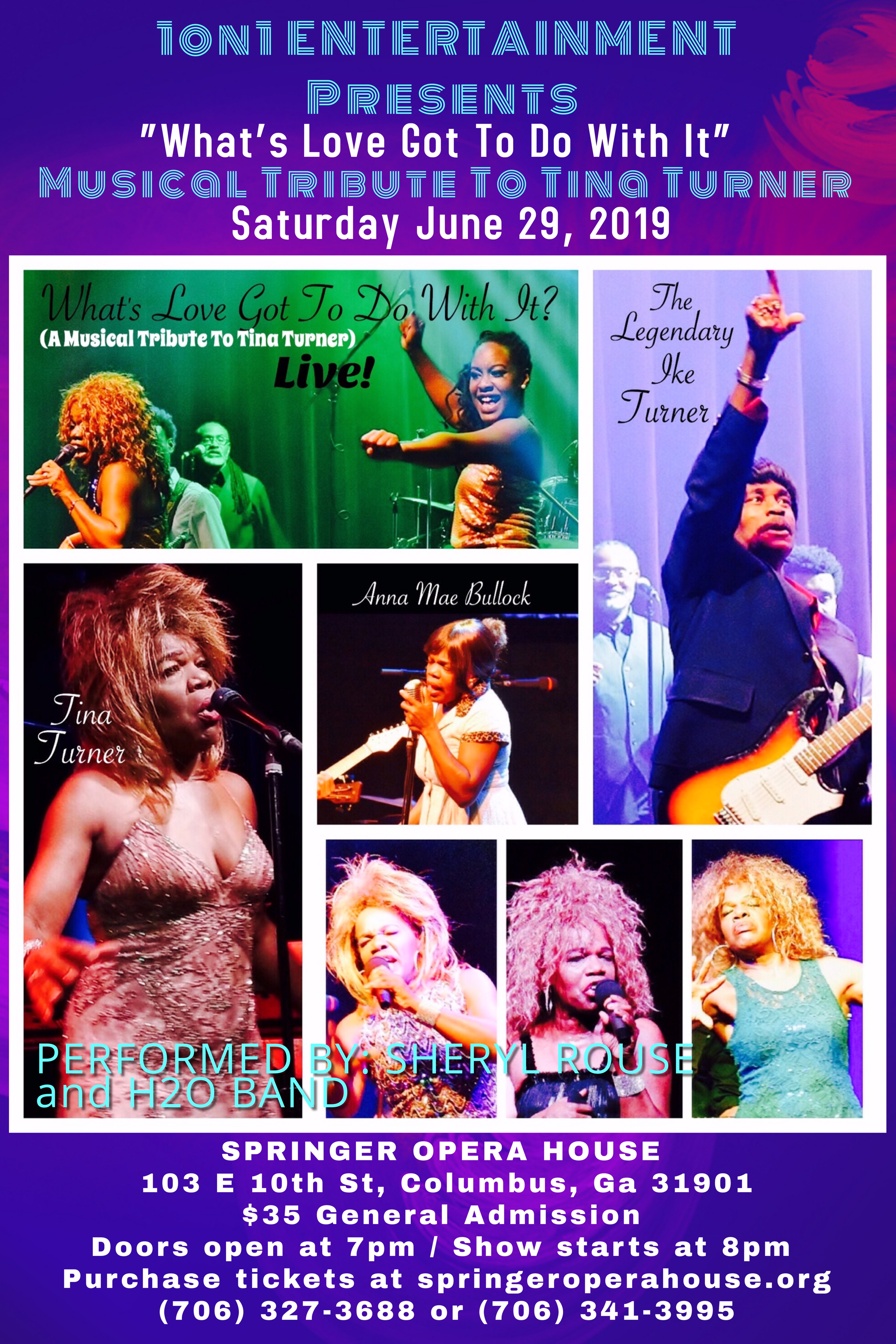 Musical Tribute To Tina Turner at Springer Opera House