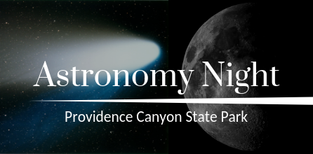 Astronomy Night at Providence Canyon State Park