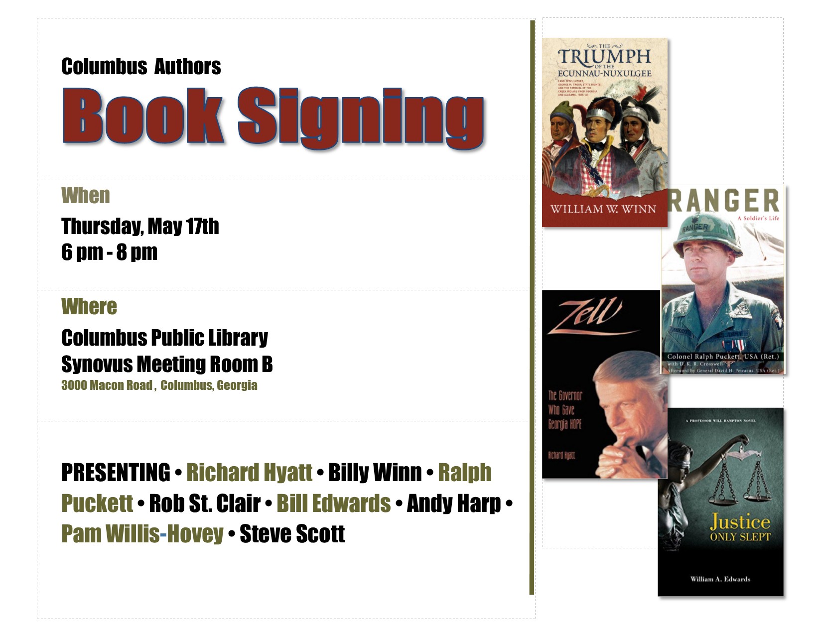 Columbus Authors Book Signing