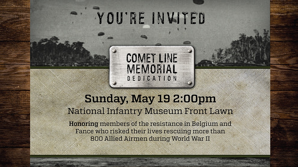 Comet Line Memorial Dedication at National Infantry Museum