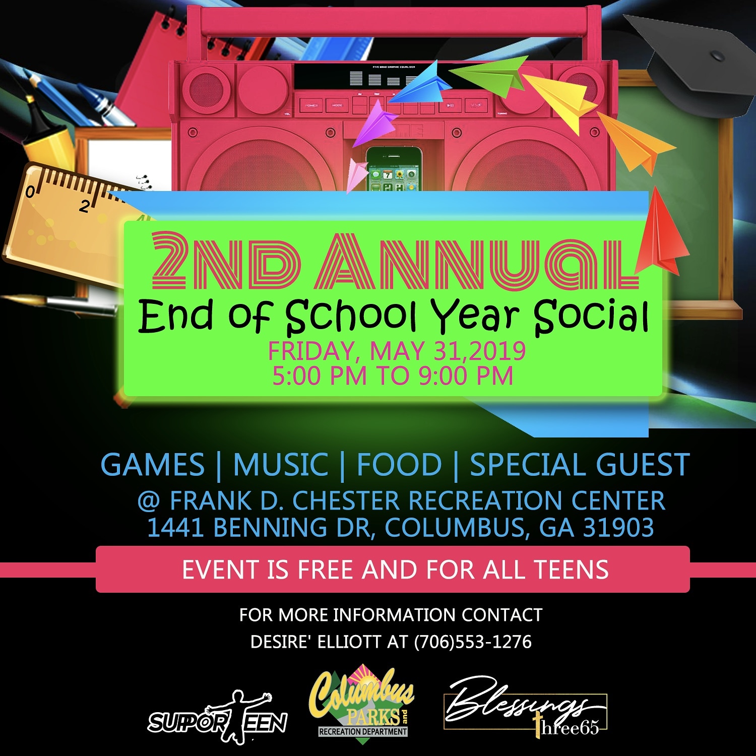 End of the School Year Social