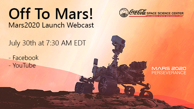Off to Mars! Mars 2020 Launch Webcast